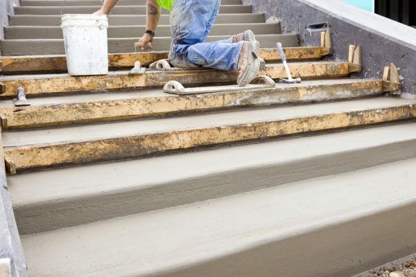 Concrete Steps Pouring in Monument