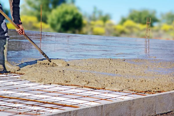 Cement Slab Laying in Monument