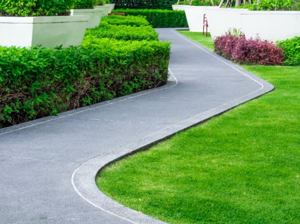 Walkway Curb Installation in Monument