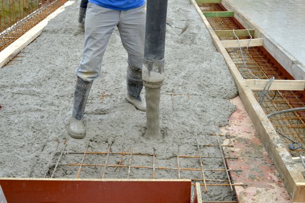 Concrete Base Construction in Monument