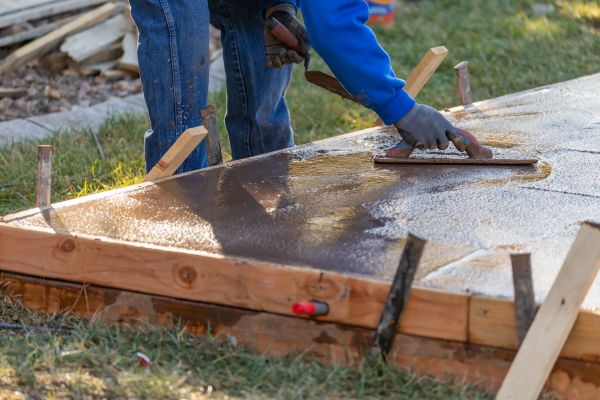 Patio Slab Construction in Monument