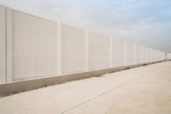 Concrete Fence Construction in Monument