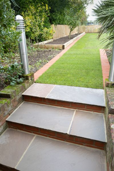 Backyard Steps Installation in Monument