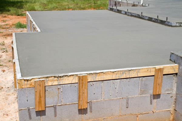 Concrete Slab Installation in Monument